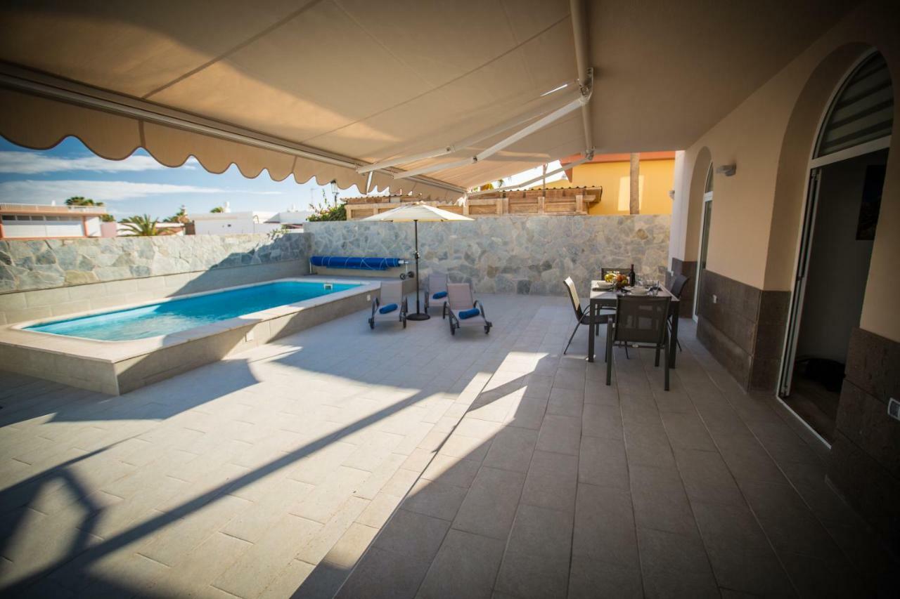 Villa Jandia Modern New Apartment Morro Jable Private Heated Pool Big Terrace And Parking Exterior foto